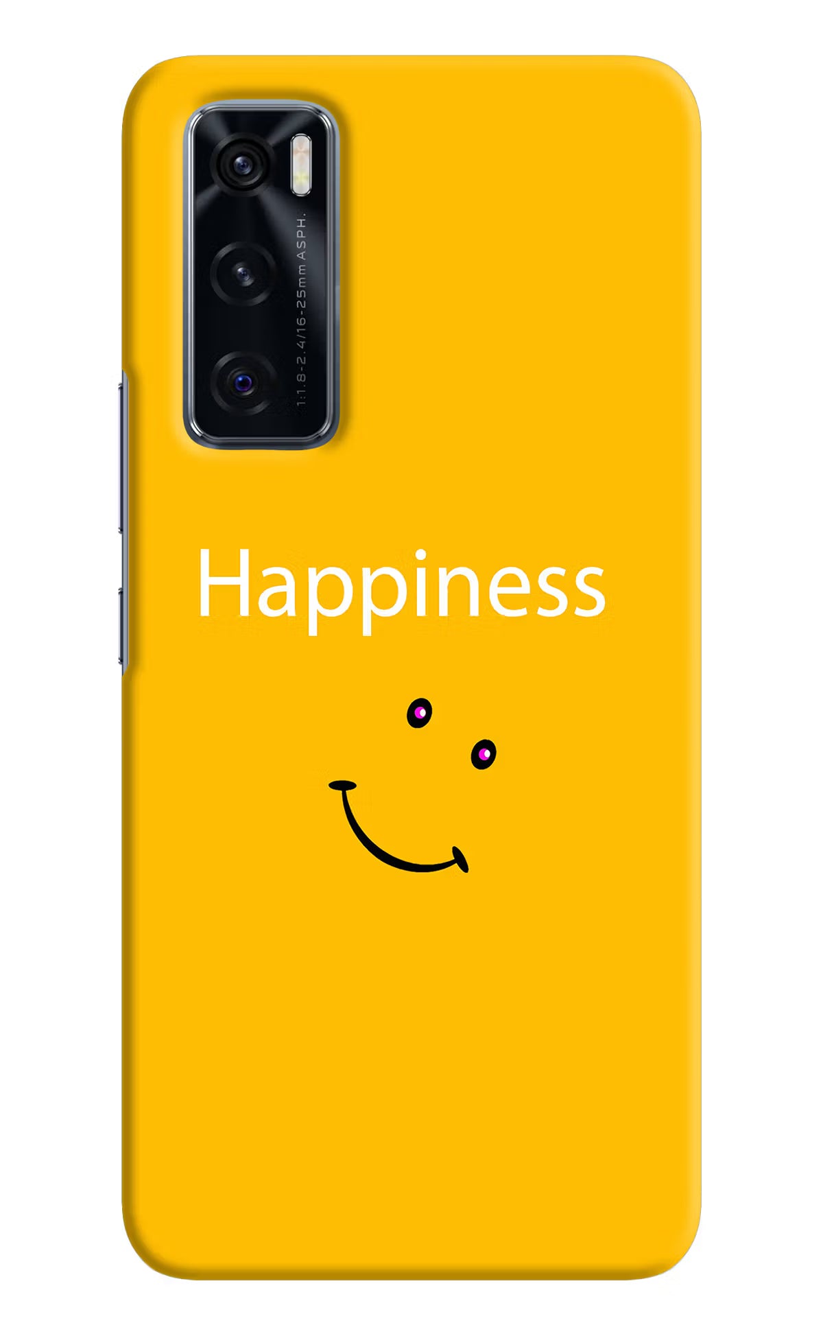 Happiness With Smiley Vivo V20 SE Hard Case Back Cover by Casekaro