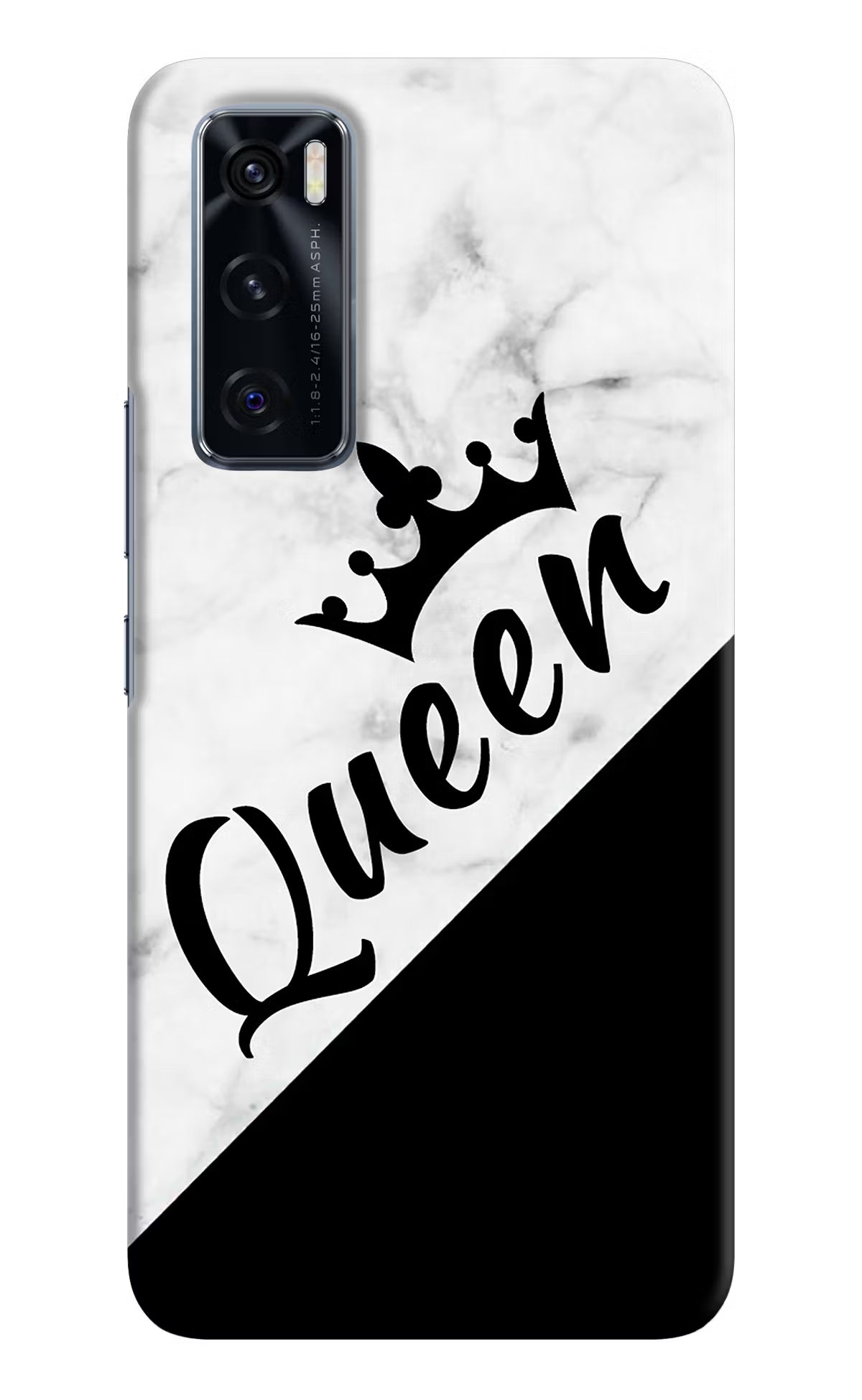 Queen Vivo V20 SE Hard Case Back Cover by Casekaro