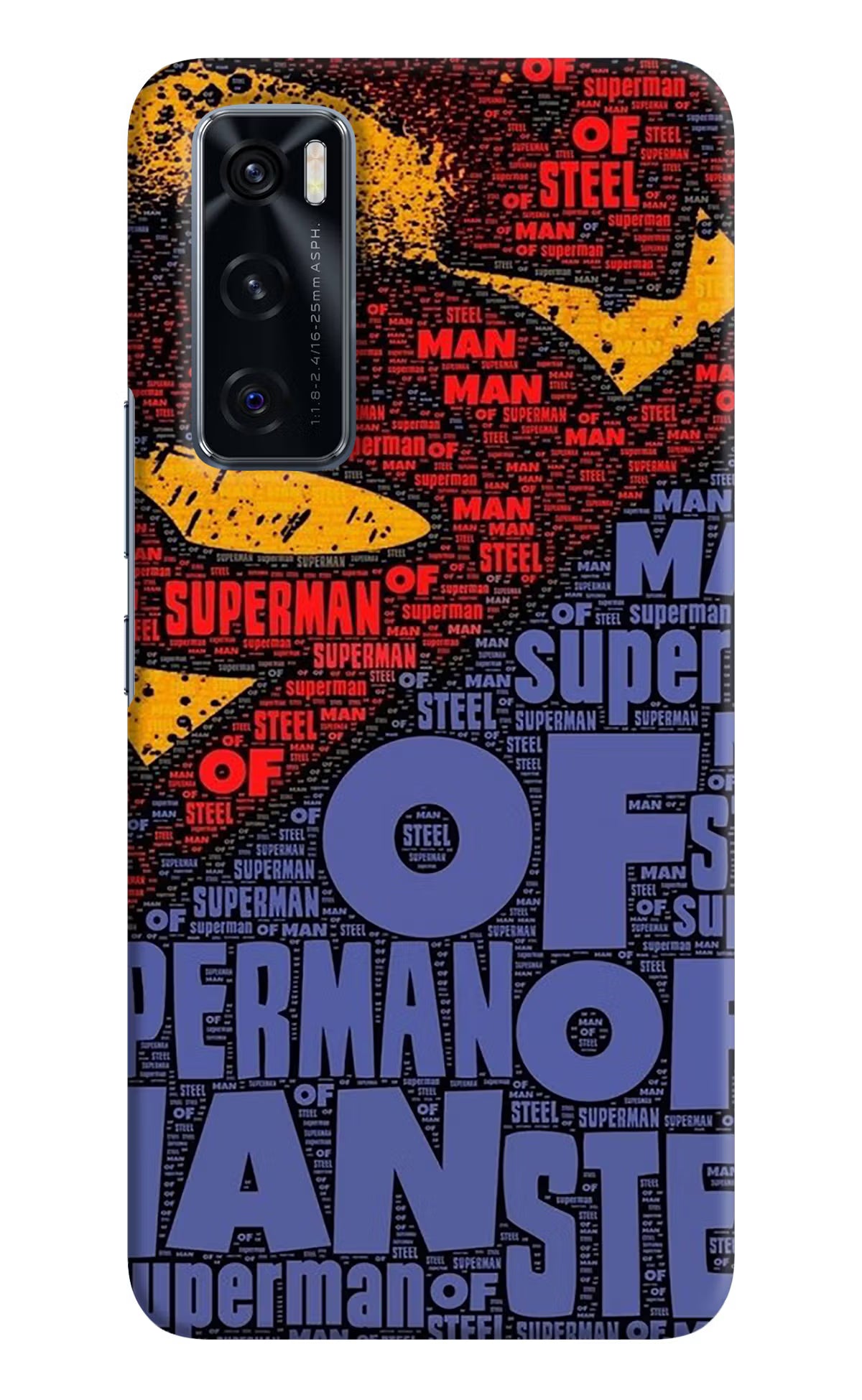 Superman Vivo V20 SE Hard Case Back Cover by Casekaro