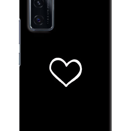Heart Vivo V20 SE Hard Case Back Cover by Casekaro