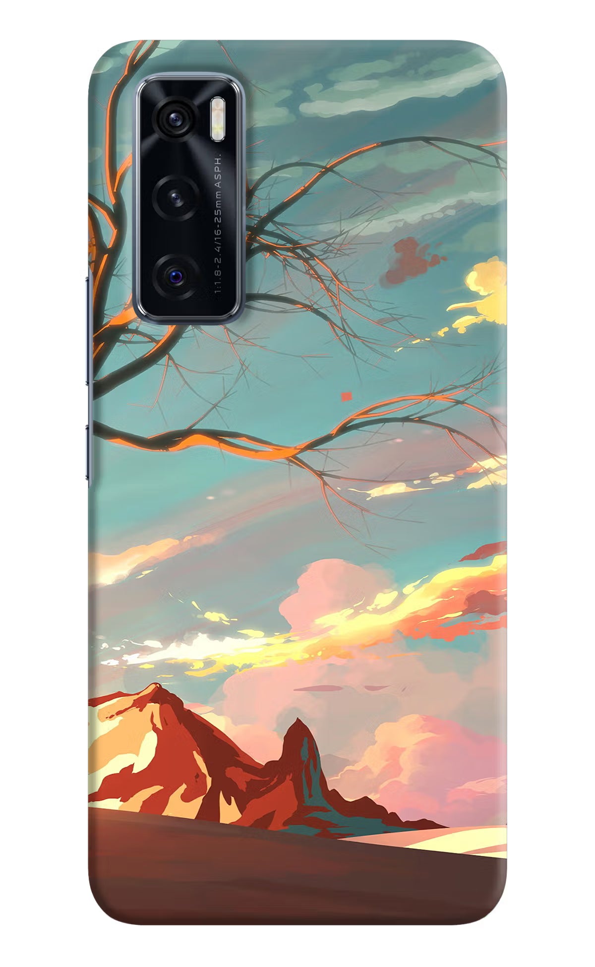 Scenery Vivo V20 SE Hard Case Back Cover by Casekaro