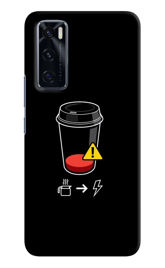 Coffee Vivo V20 SE Hard Case Back Cover by Casekaro