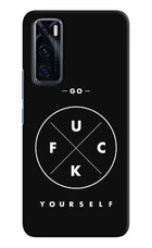 Go Fuck Yourself Vivo V20 SE Hard Case Back Cover by Casekaro