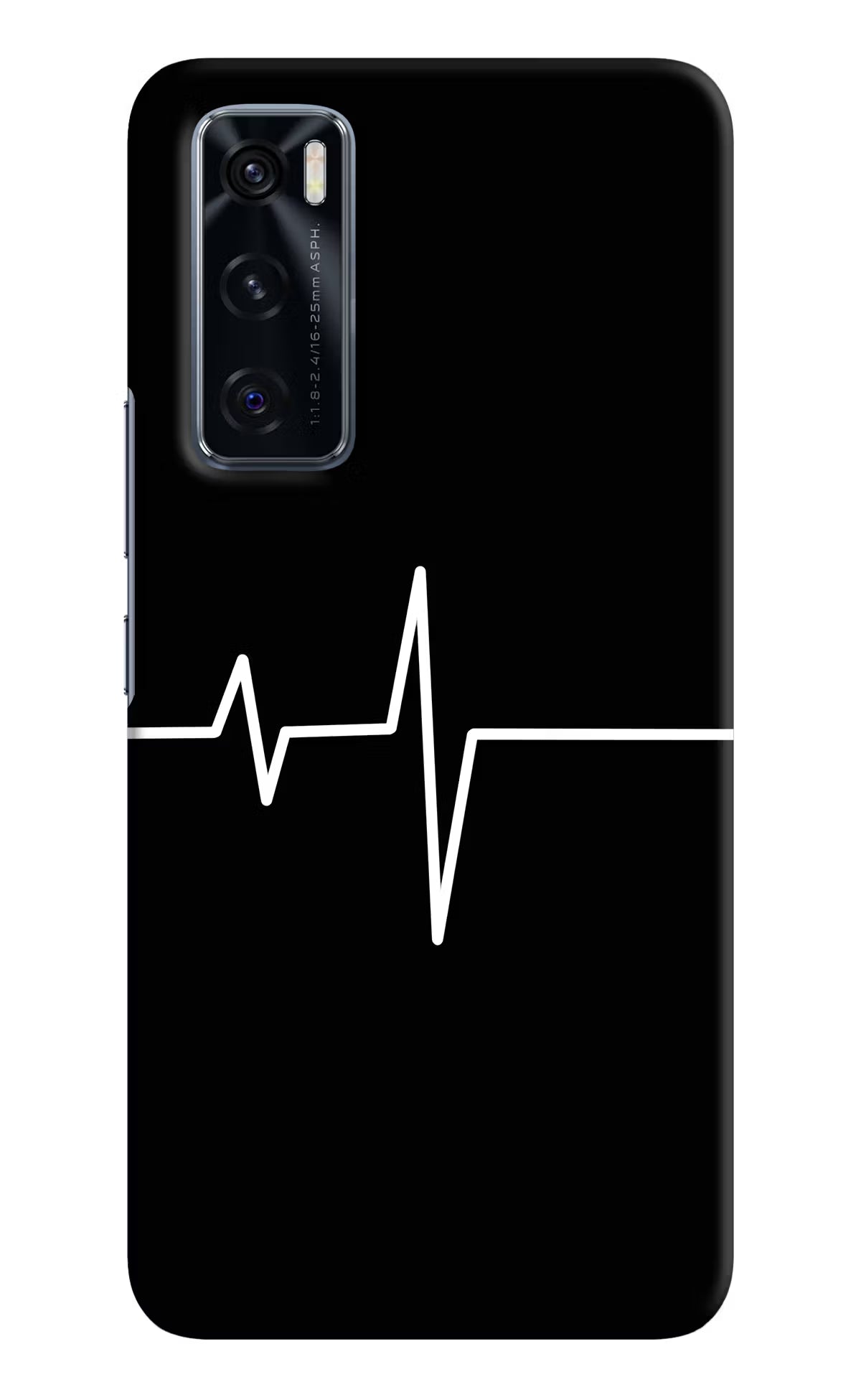 Heart Beats Vivo V20 SE Hard Case Back Cover by Casekaro