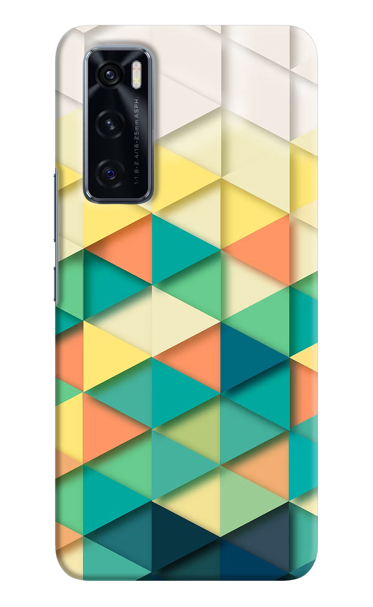 Abstract Vivo V20 SE Hard Case Back Cover by Casekaro