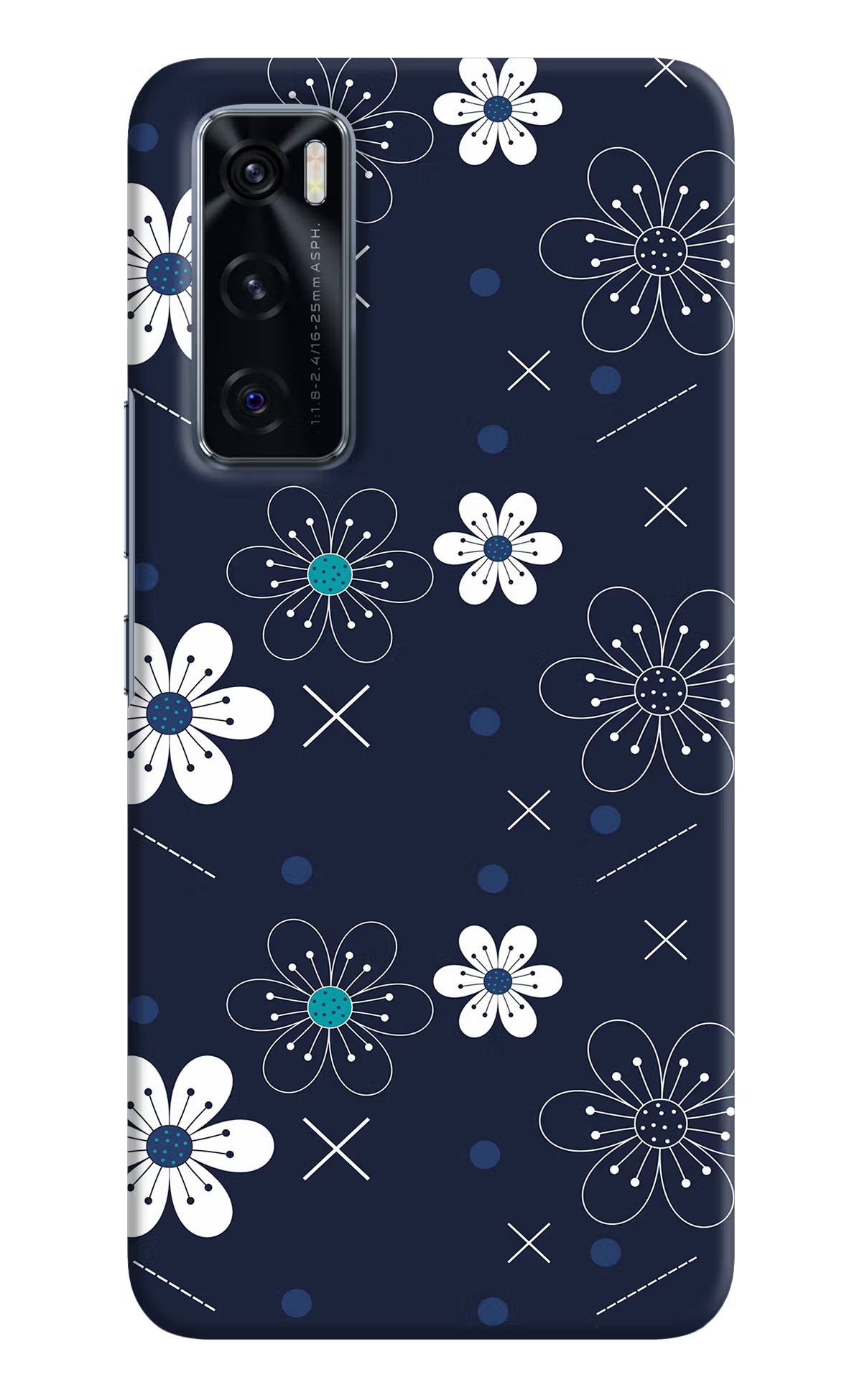 Flowers Vivo V20 SE Hard Case Back Cover by Casekaro