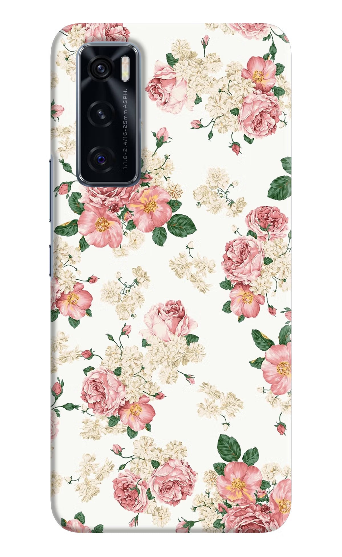 Flowers Vivo V20 SE Hard Case Back Cover by Casekaro