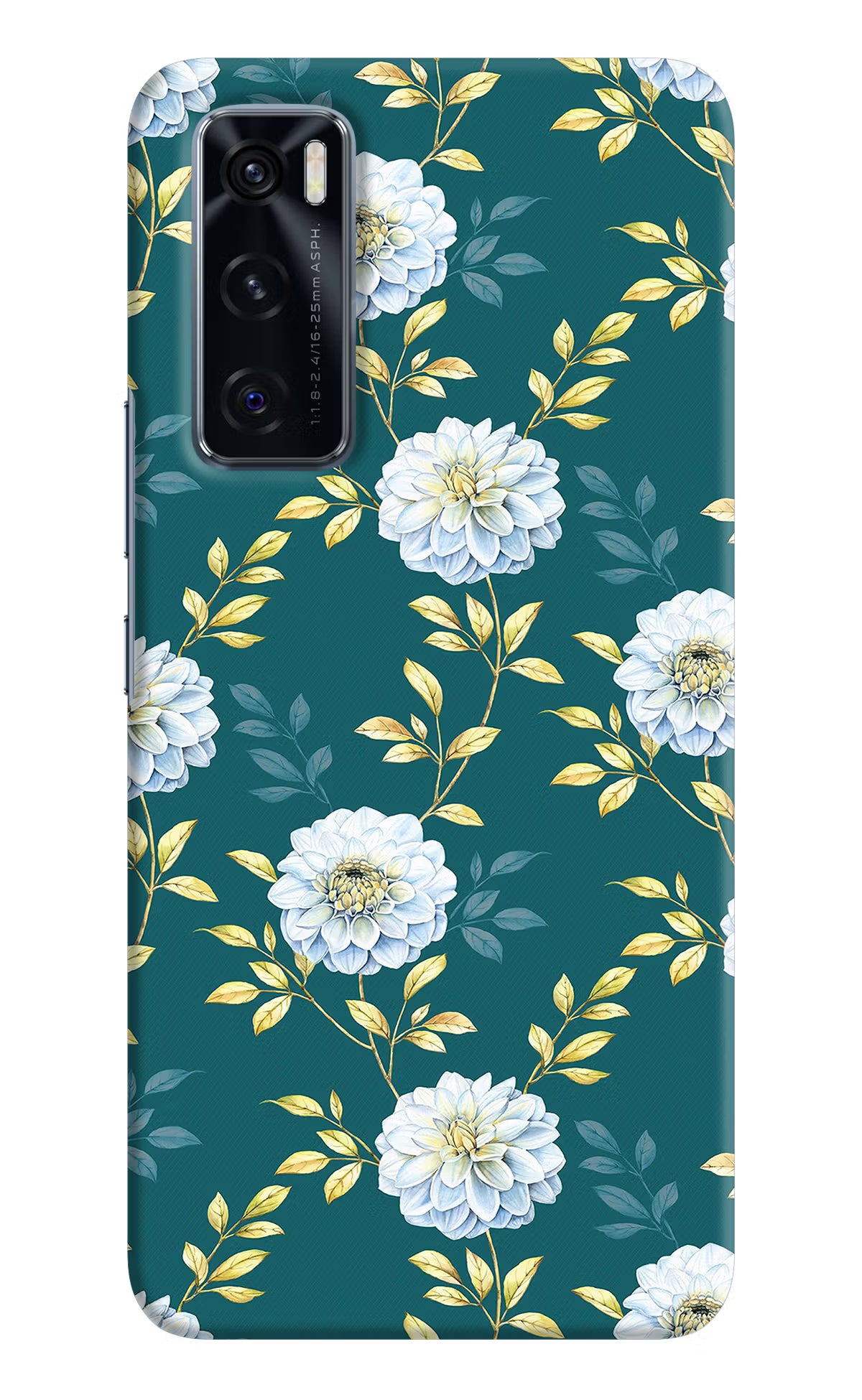 Flowers Vivo V20 SE Hard Case Back Cover by Casekaro