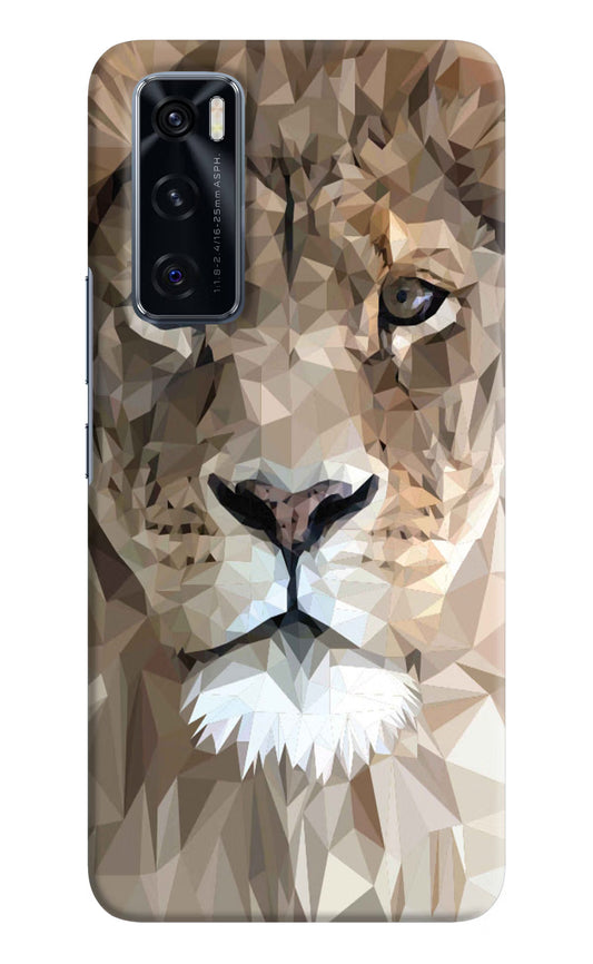 Lion Art Vivo V20 SE Hard Case Back Cover by Casekaro