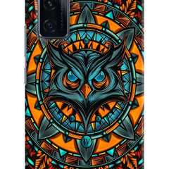 Angry Owl Art Vivo V20 SE Hard Case Back Cover by Casekaro