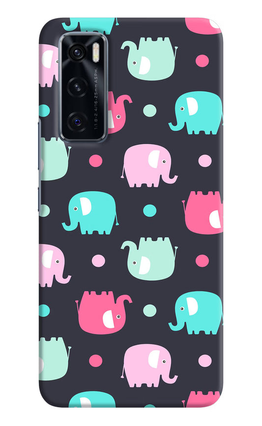 Elephants Vivo V20 SE Hard Case Back Cover by Casekaro