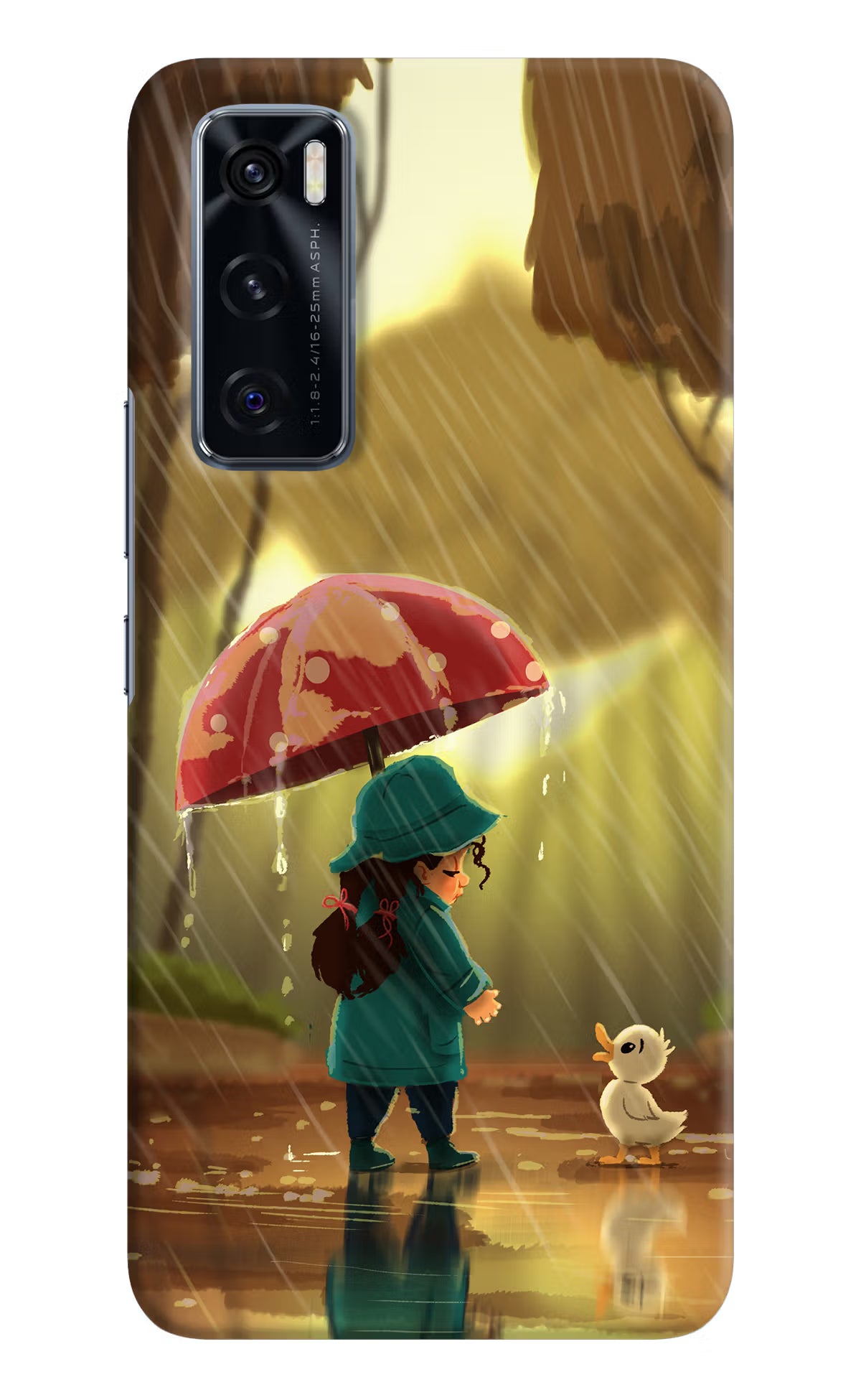 Rainy Day Vivo V20 SE Hard Case Back Cover by Casekaro