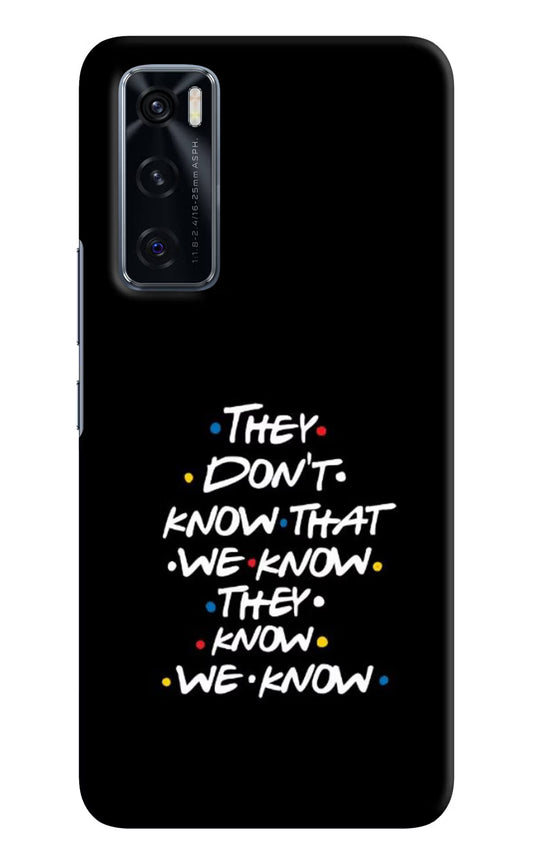 FRIENDS Dialogue Vivo V20 SE Hard Case Back Cover by Casekaro