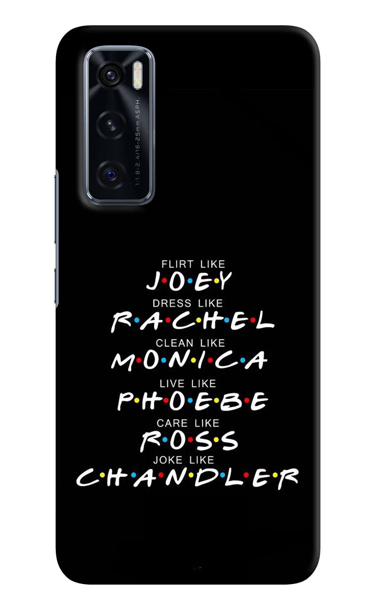 FRIENDS Character Vivo V20 SE Hard Case Back Cover by Casekaro