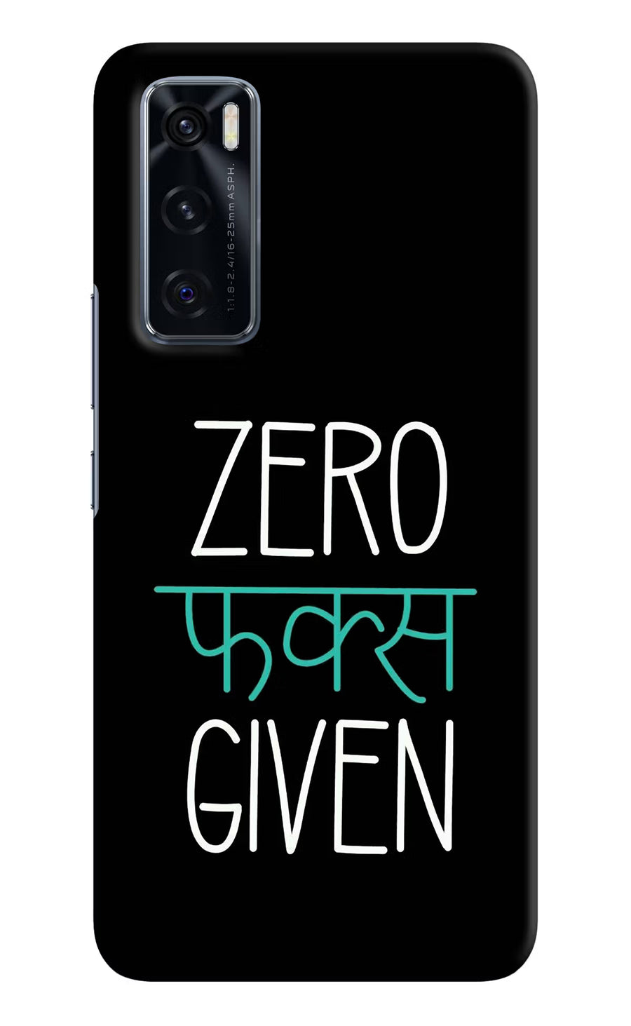 Zero Fucks Given Vivo V20 SE Back Cover, Hard case
