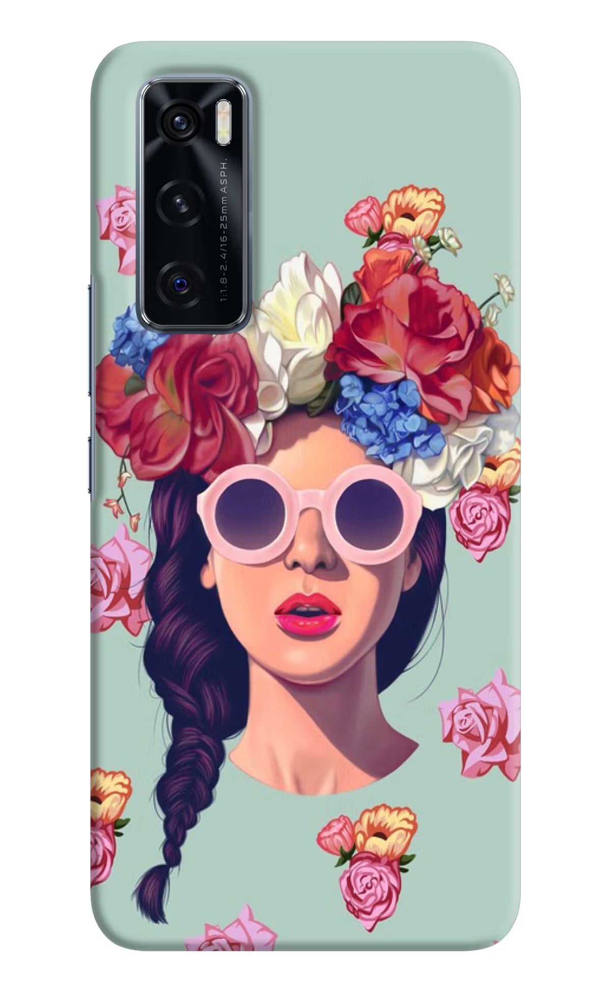 Pretty Girl Vivo V20 SE Hard Case Back Cover by Casekaro