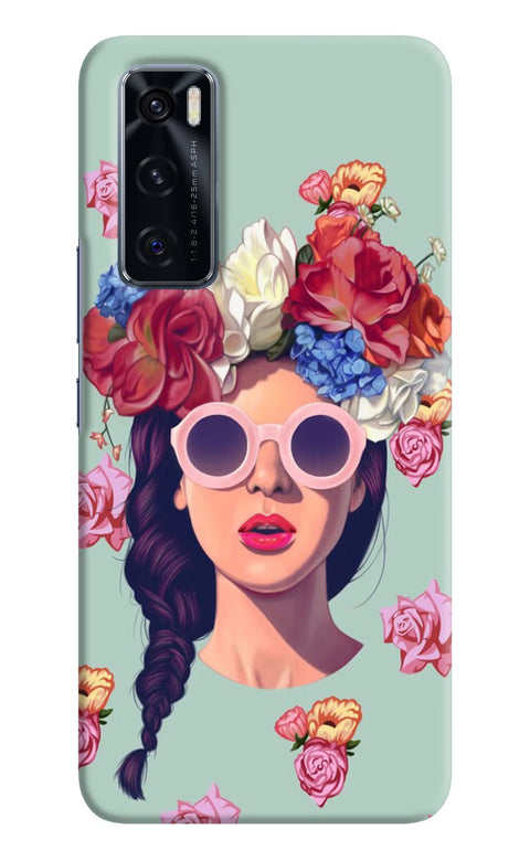 Pretty Girl Vivo V20 SE Back Cover