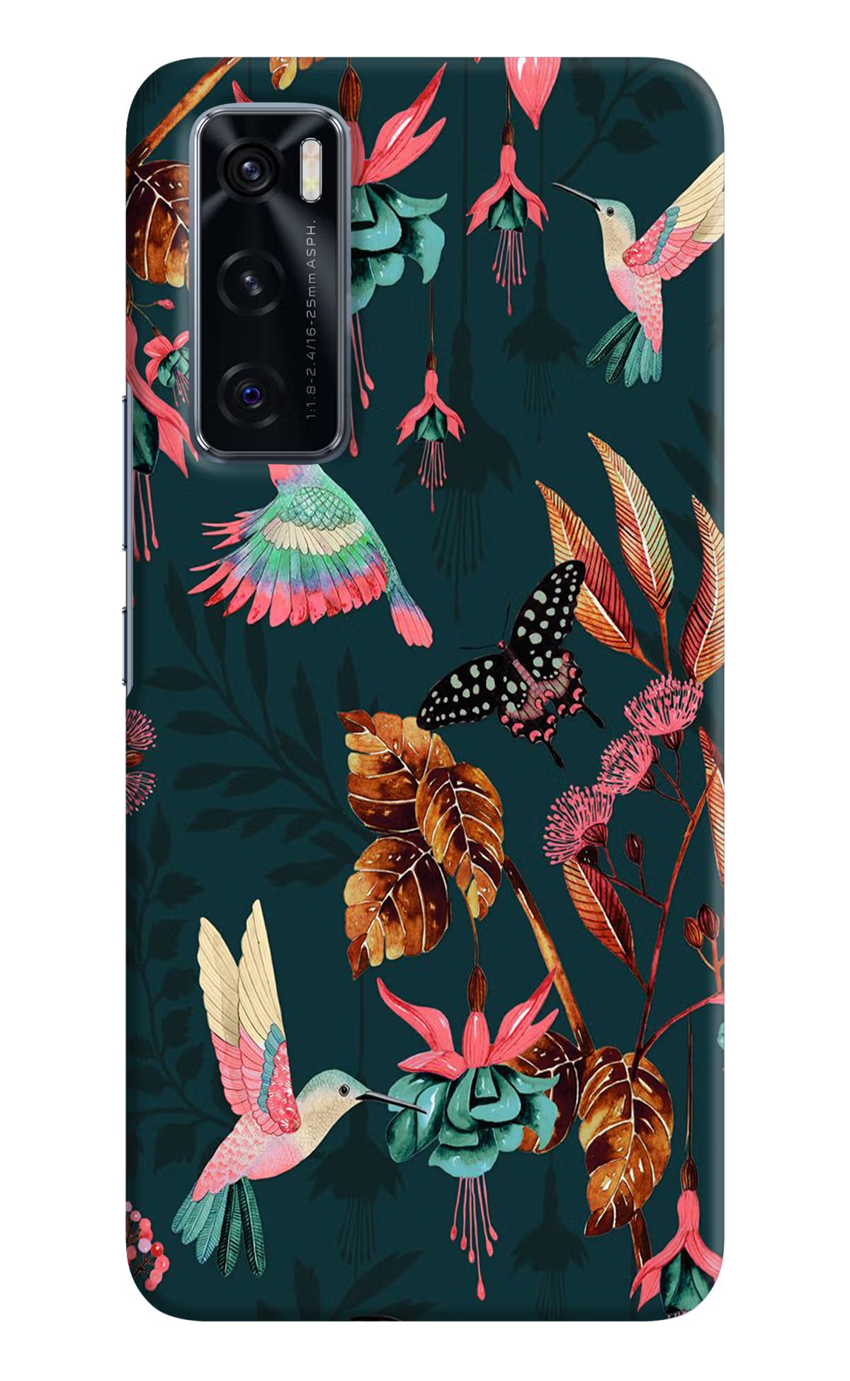 Birds Vivo V20 SE Hard Case Back Cover by Casekaro