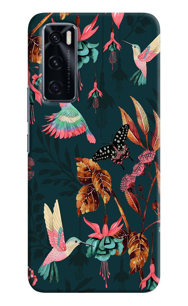 Birds Vivo V20 SE Hard Case Back Cover by Casekaro