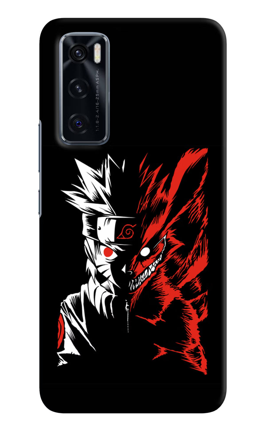 Naruto Two Face Vivo V20 SE Back Cover, Hard case