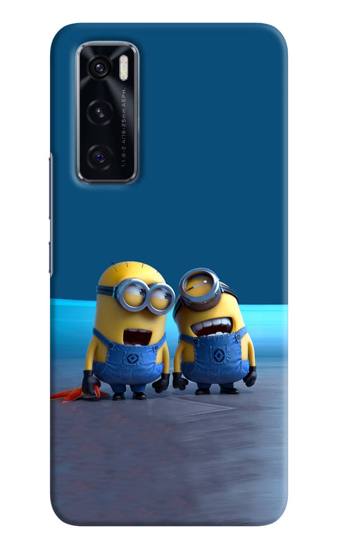 Minion Laughing Vivo V20 SE Back Cover