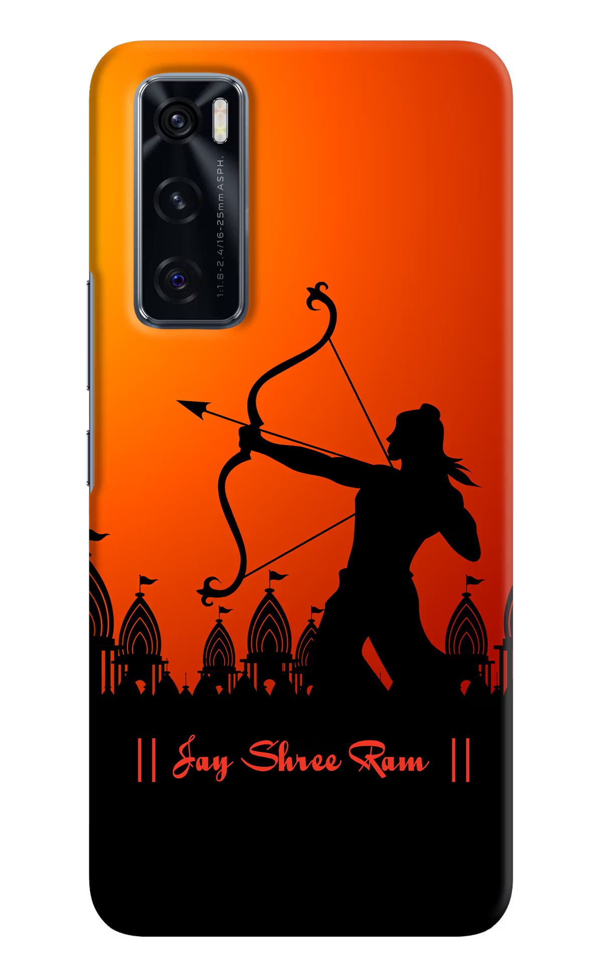 Lord Ram - 4 Vivo V20 SE Hard Case Back Cover by Casekaro