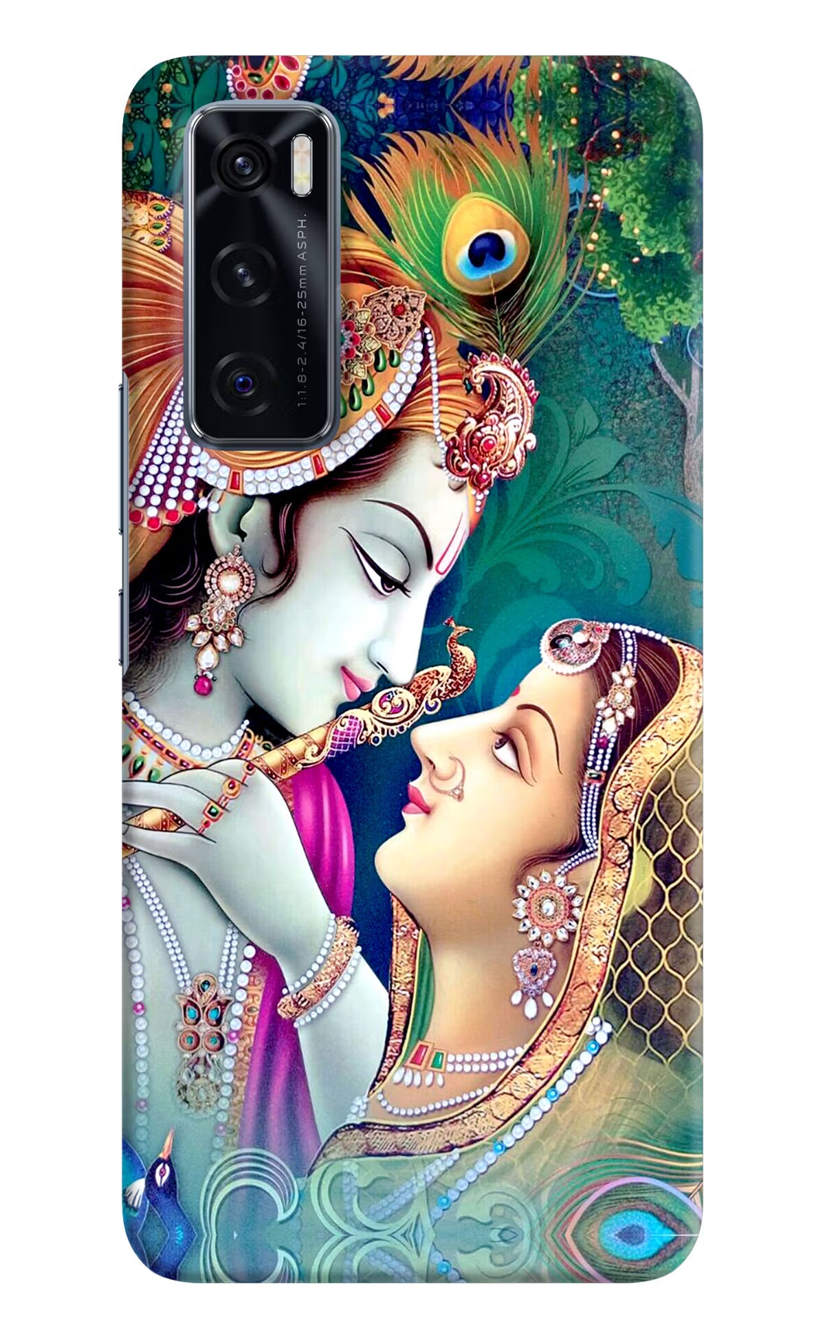 Lord Radha Krishna Vivo V20 SE Hard Case Back Cover by Casekaro