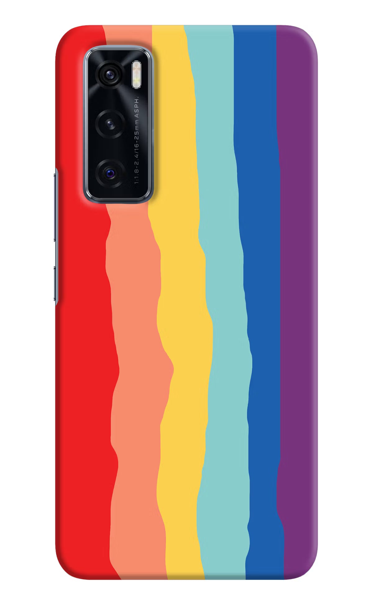 Rainbow Vivo V20 SE Hard Case Back Cover by Casekaro