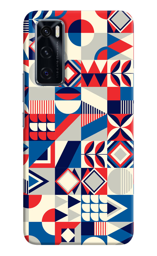 Colorful Pattern Vivo V20 SE Hard Case Back Cover by Casekaro