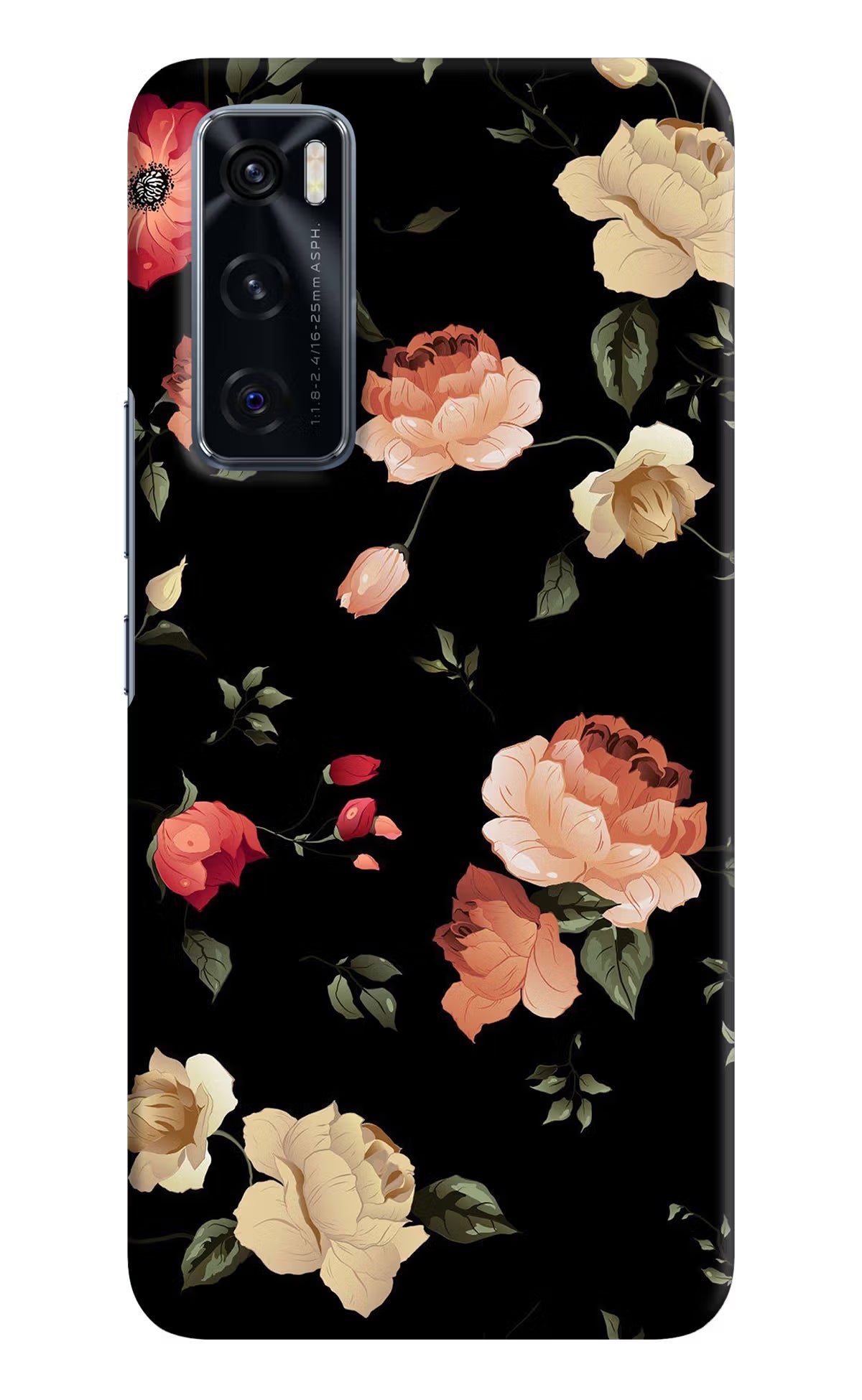 Flowers Vivo V20 SE Hard Case Back Cover by Casekaro