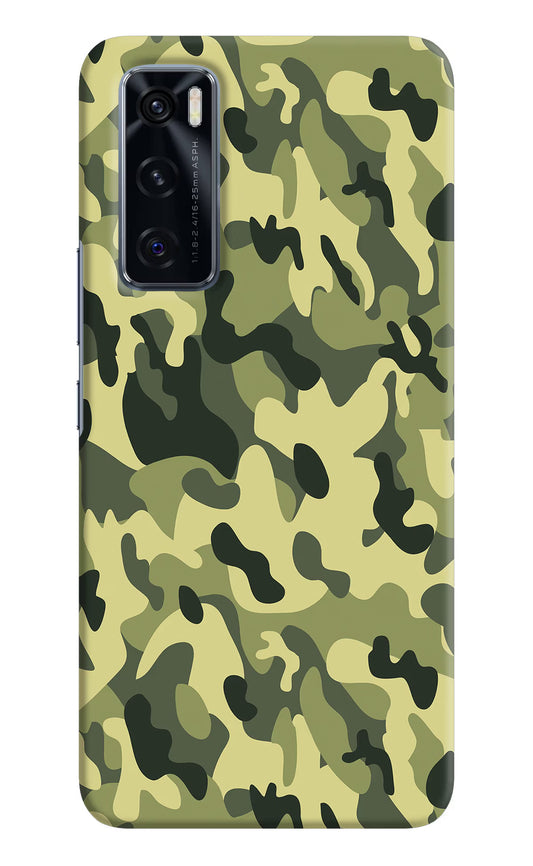 Camouflage Vivo V20 SE Hard Case Back Cover by Casekaro