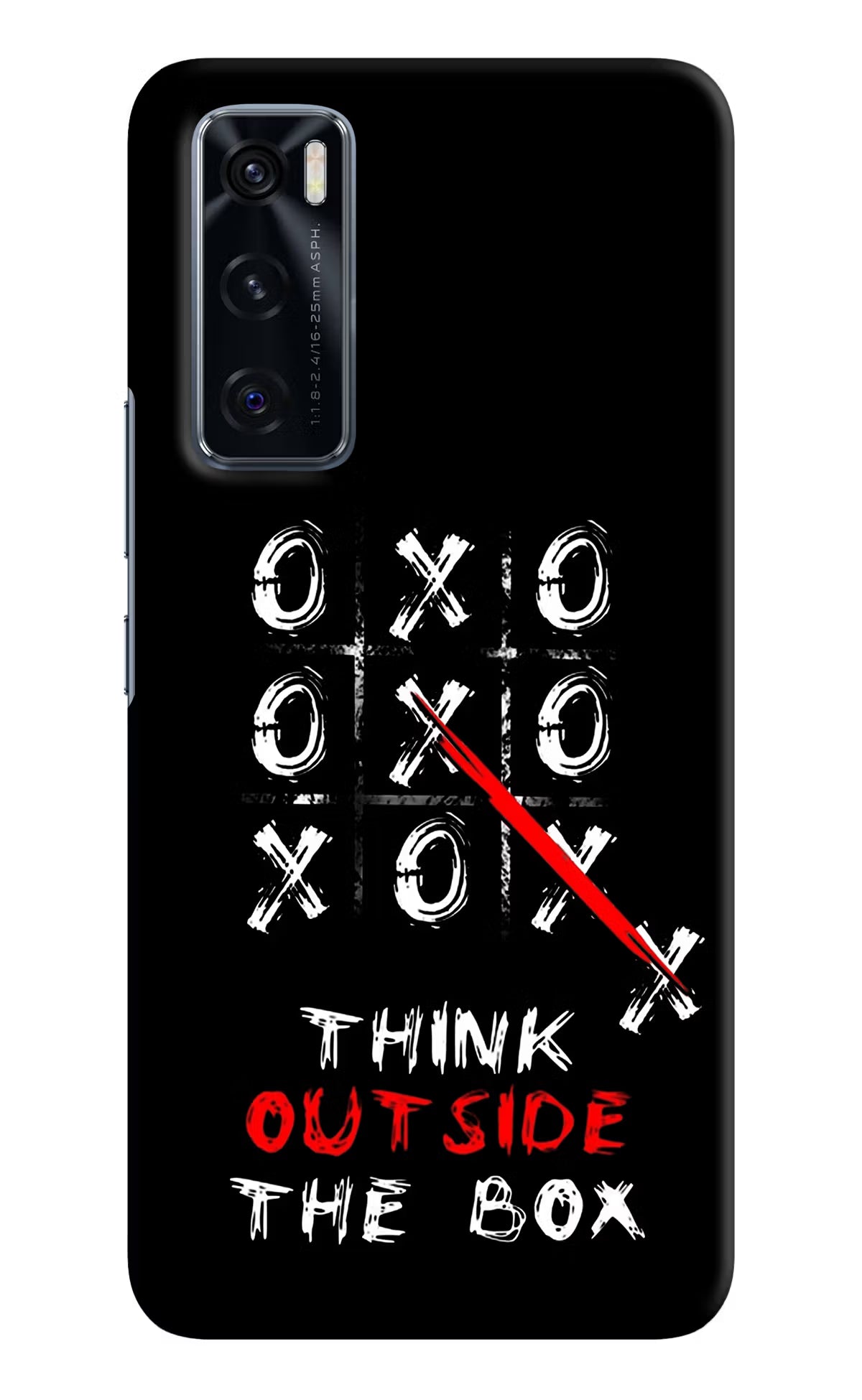 Think out of the BOX Vivo V20 SE Hard Case Back Cover by Casekaro