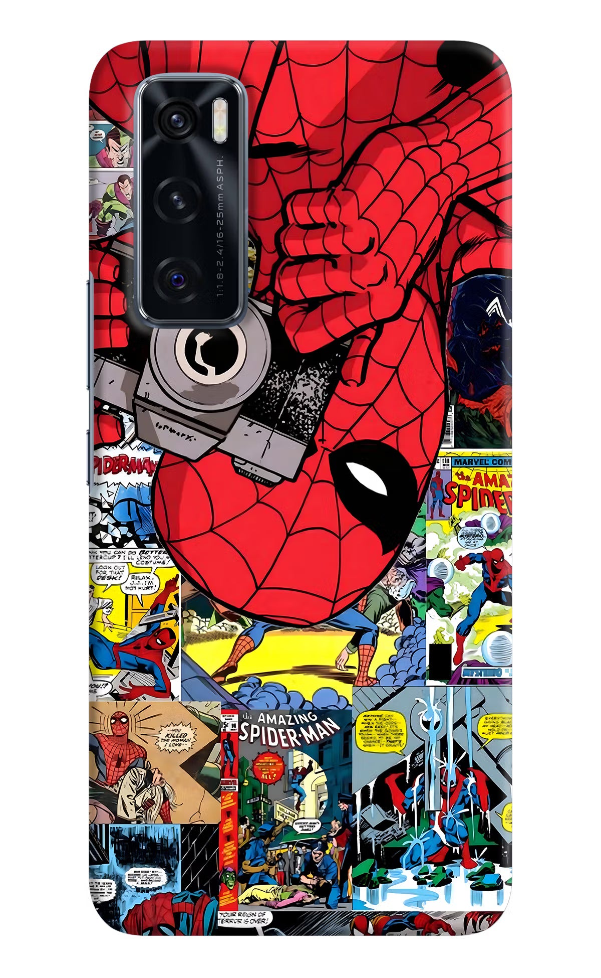 Spider Man Vivo V20 SE Hard Case Back Cover by Casekaro