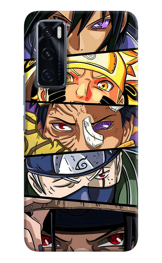 Naruto Character Vivo V20 SE Hard Case Back Cover by Casekaro