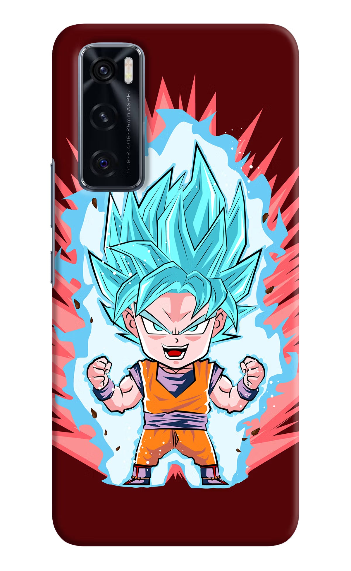Goku Little Vivo V20 SE Hard Case Back Cover by Casekaro