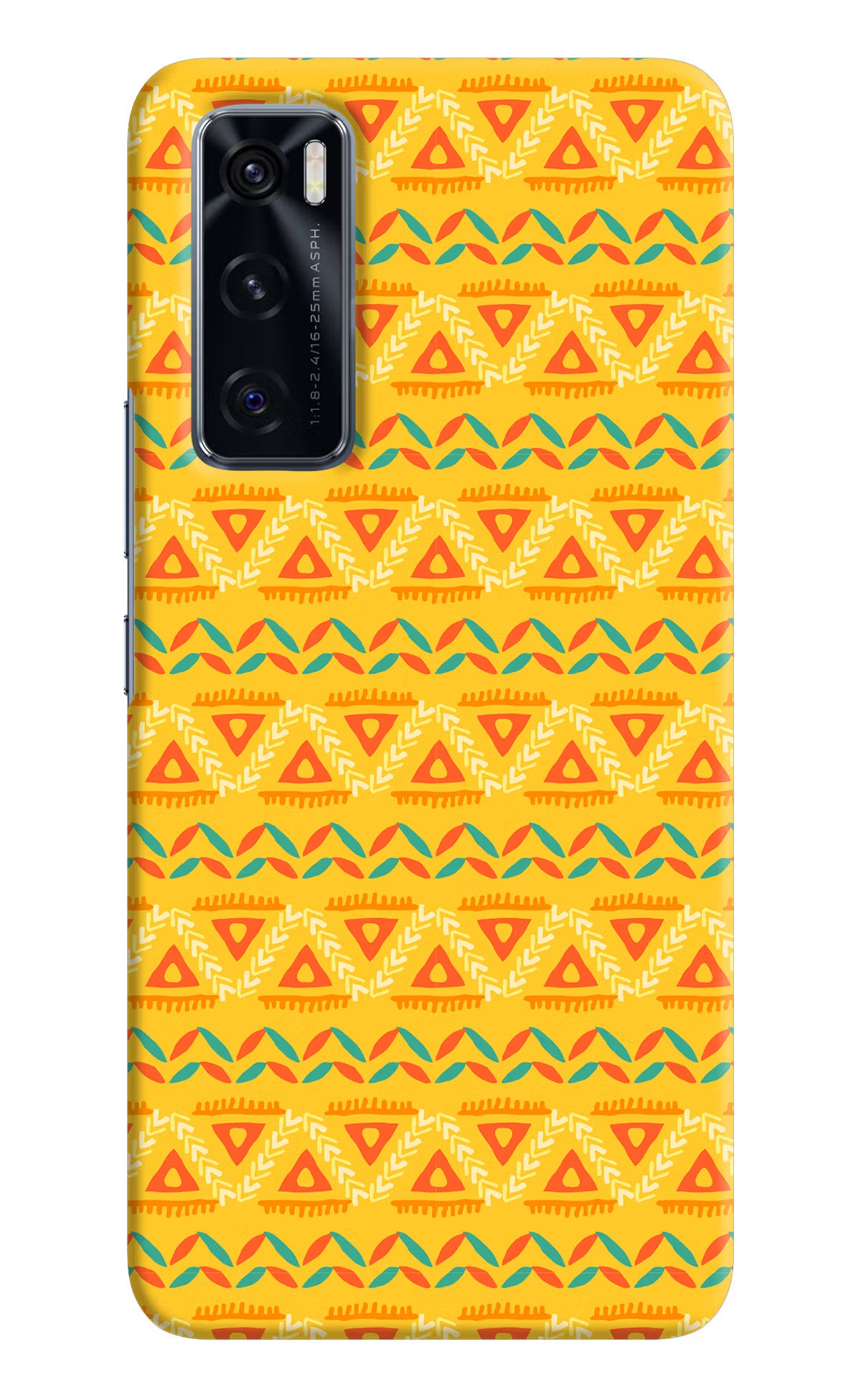 Tribal Pattern Vivo V20 SE Hard Case Back Cover by Casekaro