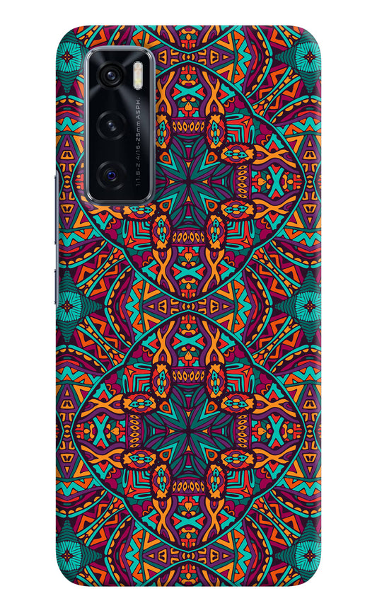 Colour Mandala Vivo V20 SE Hard Case Back Cover by Casekaro