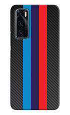 BMW Stripes Pattern Vivo V20 SE Hard Case Back Cover by Casekaro