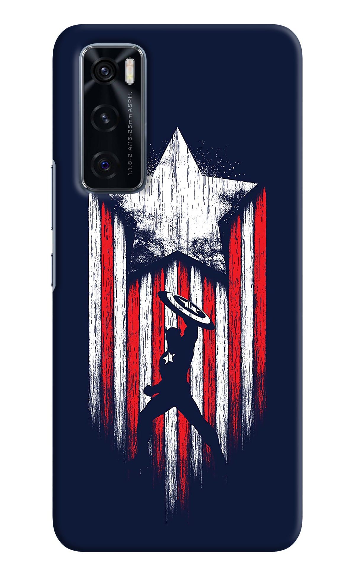 Captain America Marvel Art Vivo V20 SE Back Cover