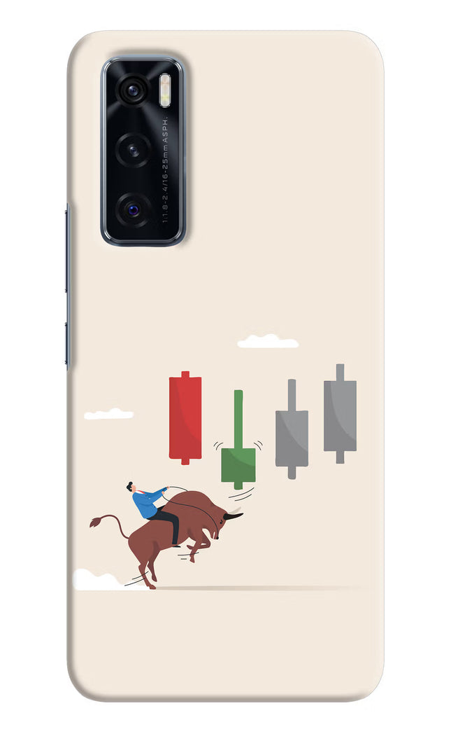 Bull Trading Momentum Vivo V20 SE Hard Case Back Cover by Casekaro