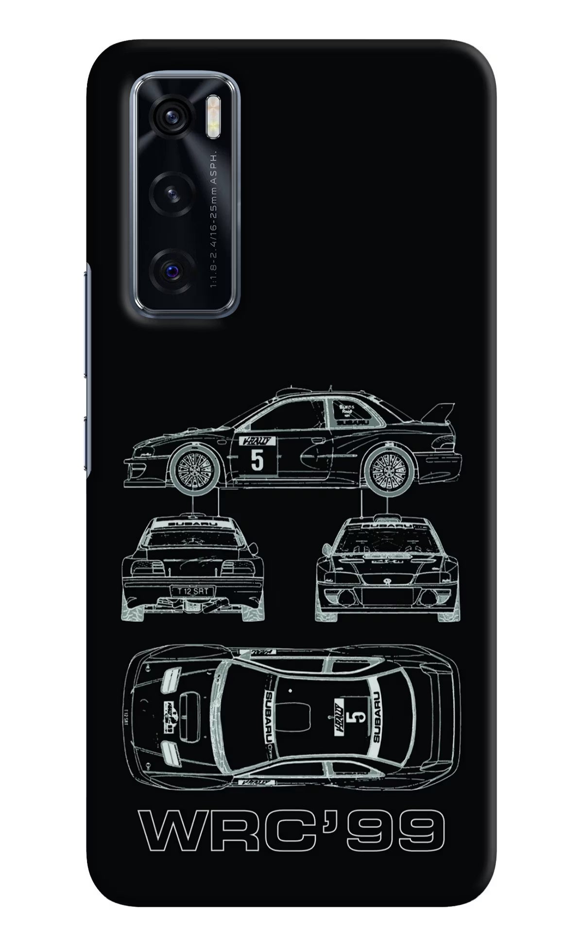 WRC'99 Vivo V20 SE Hard Case Back Cover by Casekaro