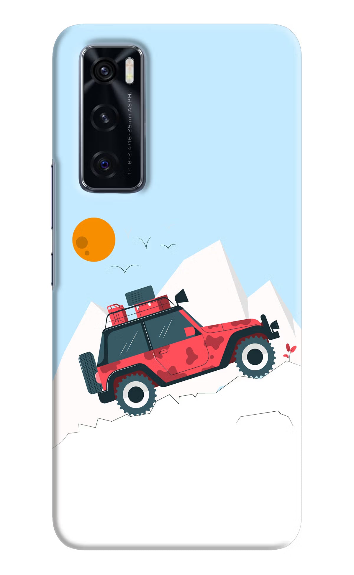 Mountain Trail Beast Vivo V20 SE Hard Case Back Cover by Casekaro