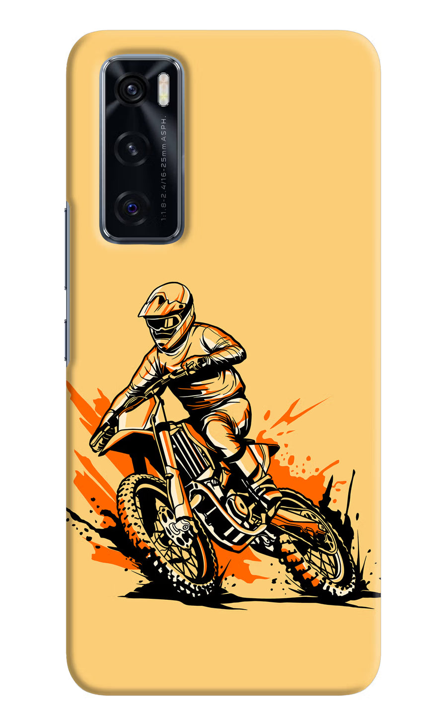 Off-Road Fury Vivo V20 SE Back Cover, Hard case