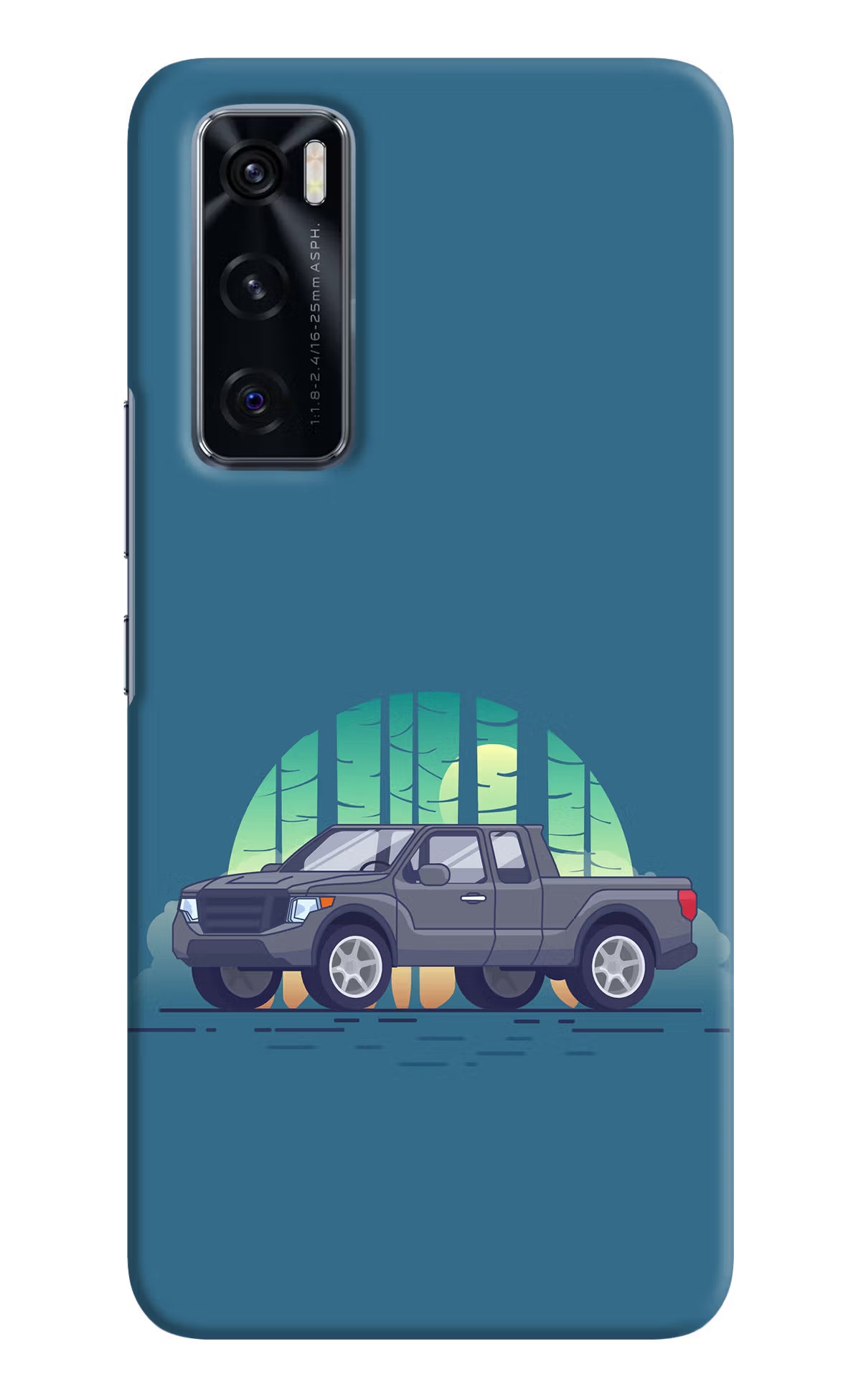 Retro Garage Vibe Vivo V20 SE Hard Case Back Cover by Casekaro