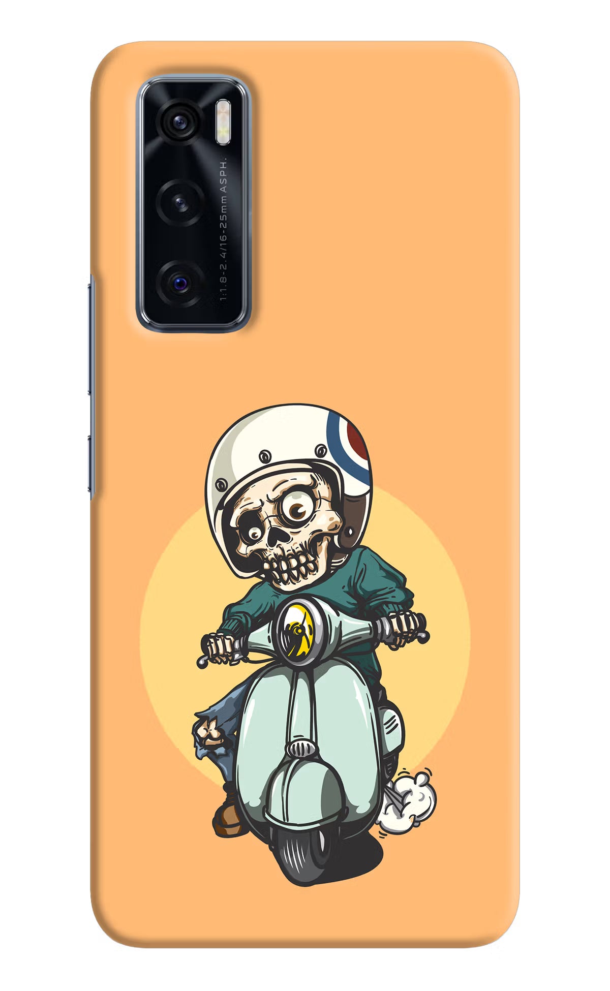 Undead Biker Vivo V20 SE Hard Case Back Cover by Casekaro