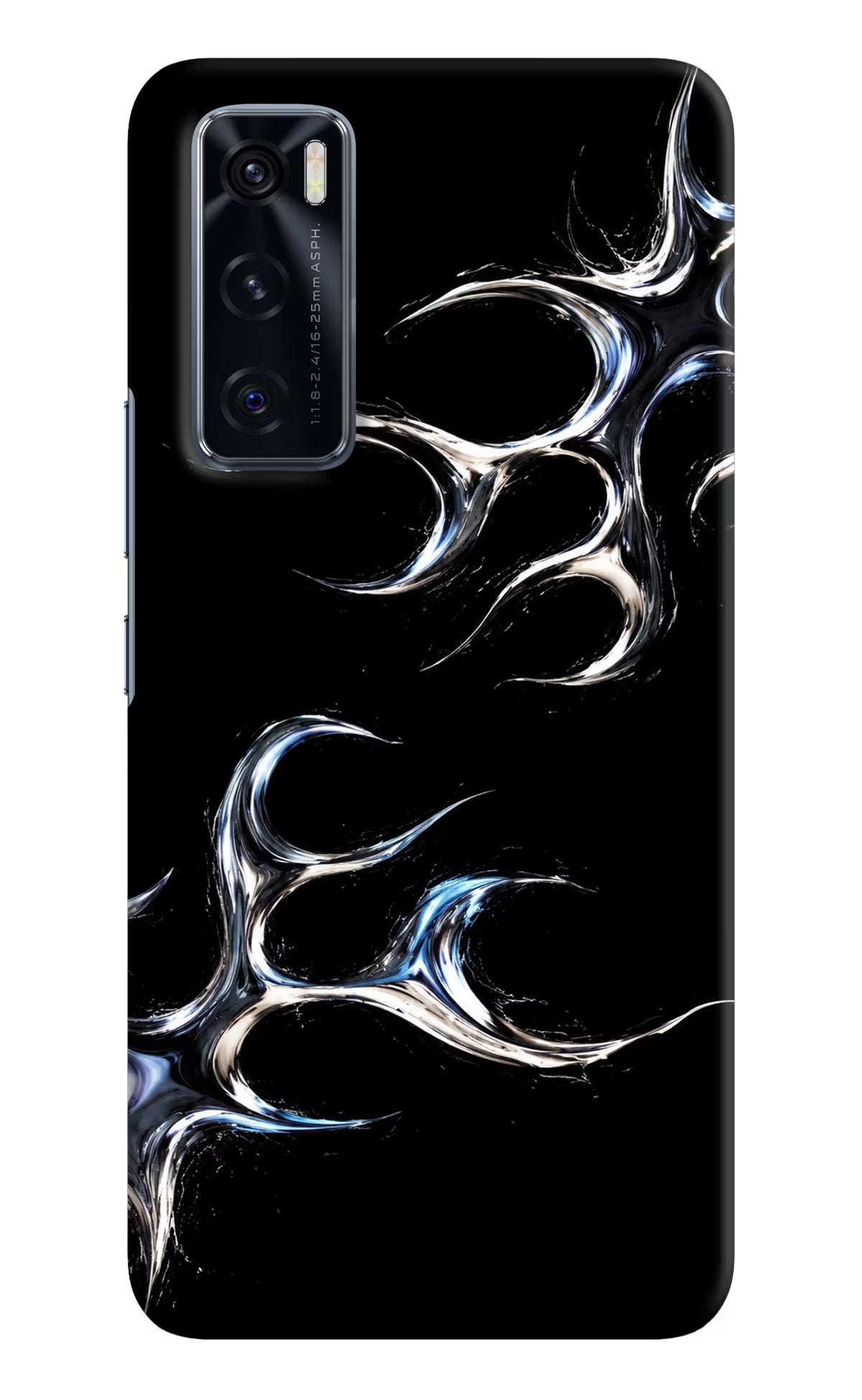 Chrome Tribal Vivo V20 SE Hard Case Back Cover by Casekaro