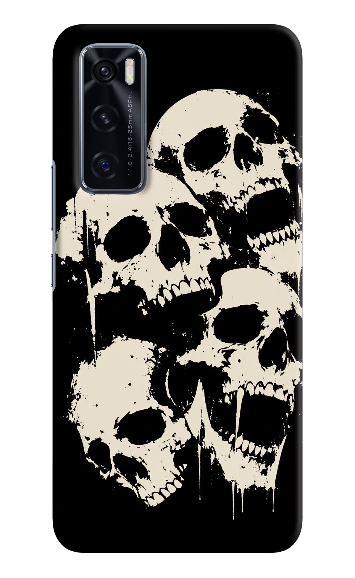 Dead Stack Vivo V20 SE Hard Case Back Cover by Casekaro