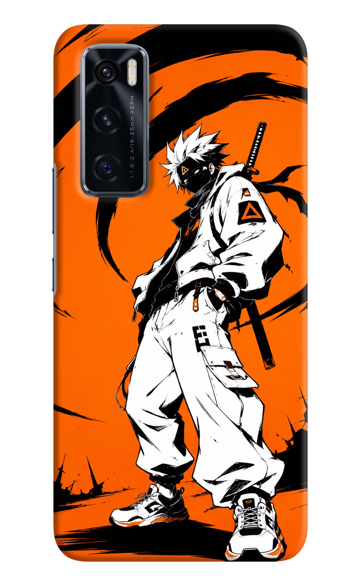 Street Samurai  Vivo V20 SE Hard Case Back Cover by Casekaro