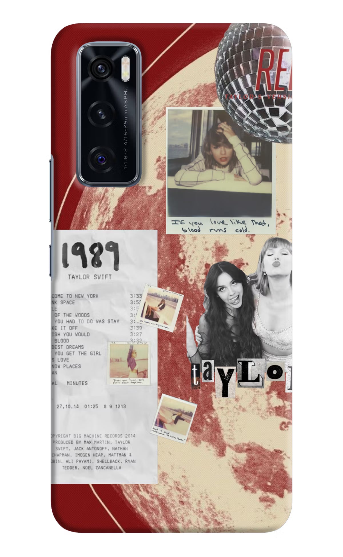 Taylor Swift Vivo V20 SE Back Cover