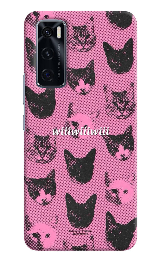 Pink Cats Vivo V20 SE Back Cover